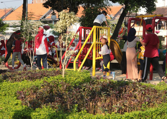 Taman di Surabaya Direvitalisasi dan Ditambah Fasilitas