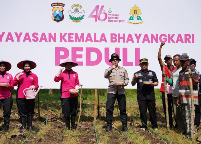 Polres Bojonegoro dan YKB Gandeng Perhutani Optimalkan Lahan Hutan