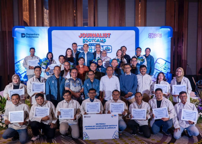 Dukung Insan Pers, BRI Fellowship Journalism 2025 Kukuhkan 45 Jurnalis sebagai Penerima Beasiswa Pascasarjana