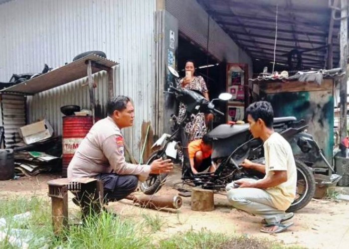 Polsek Geger Antisipasi Peredaran Knalpot Brong dan Onderdil Bodong