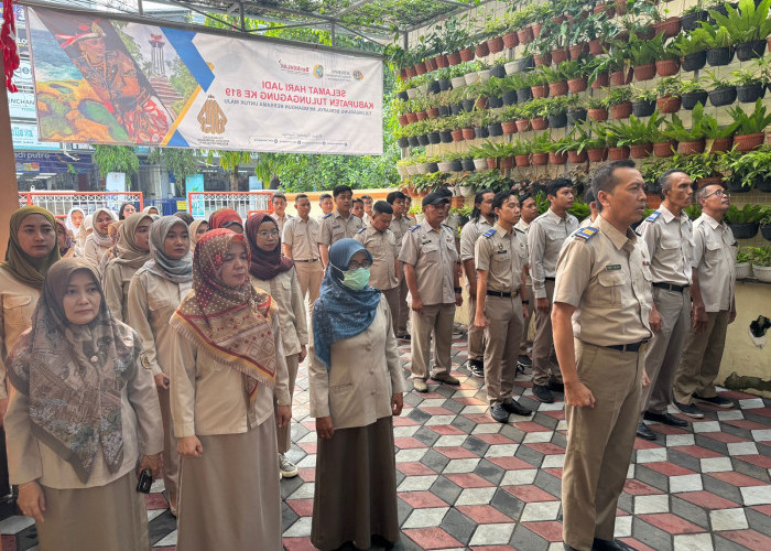 Kantah ATR/BPN Tulungagung Gelar Apel Rutin Senin Pagi