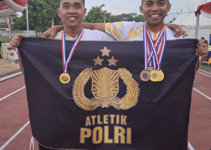 Atlet Atletik Polres Jember Borong Medali Kejurnas Salatiga Masters Athletic Championship 2024