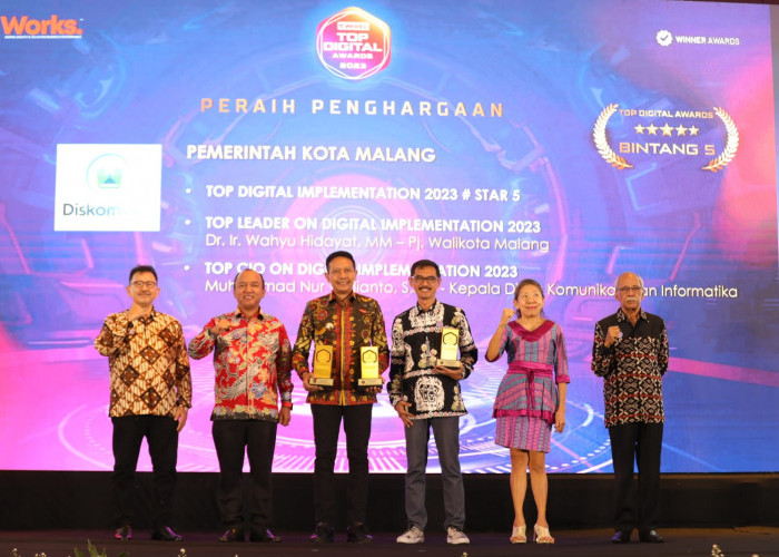 Raih Top Digital Award, Pj Wali Kota Malang Ingin Layanan Digital Makin Handal