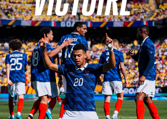 Doue Cetak Gol Perdana, Prancis Tundukkan Kolombia 3-1 dalam Laga Uji Coba