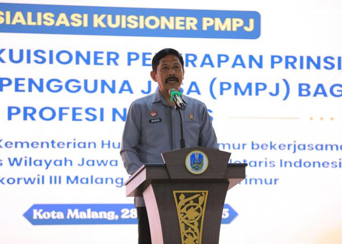 Dorong Percepatan Pengisian PMPJ Notaris di Bakorwil Malang