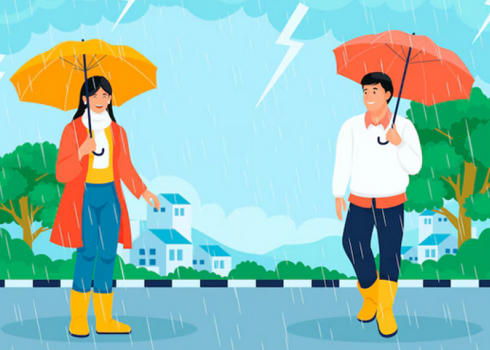 Prakiraan Cuaca Surabaya Raya Senin 10 Maret 2026: BMKG Peringatkan Hujan dan Angin Kencang Masih Berpotensi 