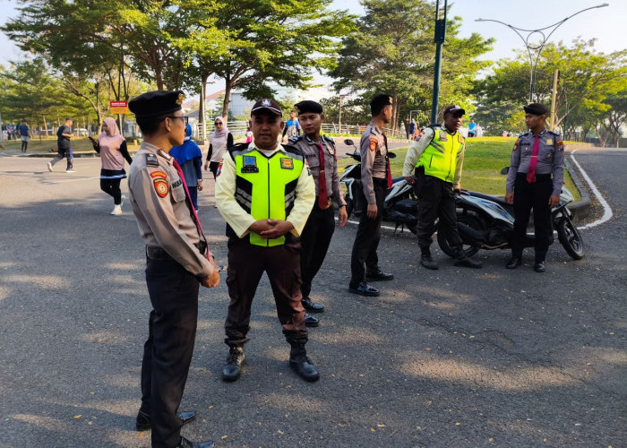 Polisi Beri Rasa Aman dan Nyaman Aktivitas Warga di Akhir Pekan