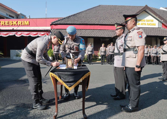 Lantik Pejabat Baru, Kapolres Jember Tegaskan Rotasi Jabatan Segarkan Kinerja Polres