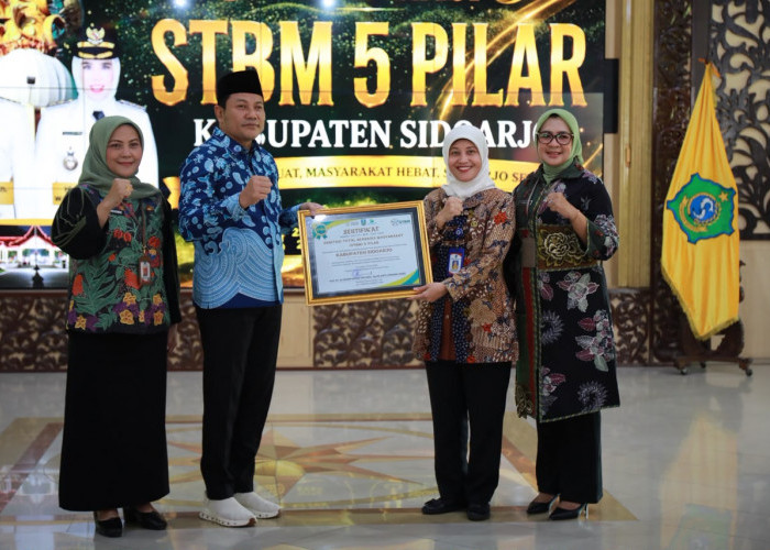 Sidoarjo Ukir Prestasi Sanitasi! Resmi Raih Predikat Kabupaten STBM 5 Pilar dari Kemenkes