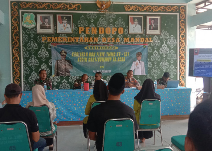 Satgas TMMD Gandeng Polres Sumenep Perkuat Stabilitas Keamanan Desa