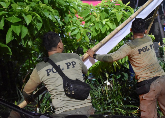 Satpol PP Surabaya Bakal Tertibkan Seluruh APK pada Minggu Tenang Kampanye