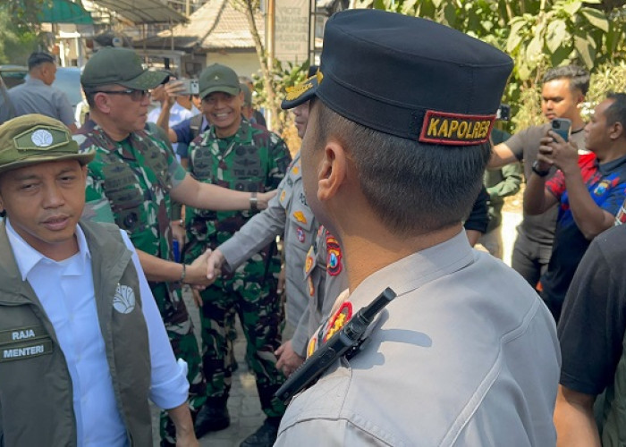 Dampingi Karoops Polda Jatim, Kapolres Lumajang Ikuti Kunjungan Menhut ke Bromo