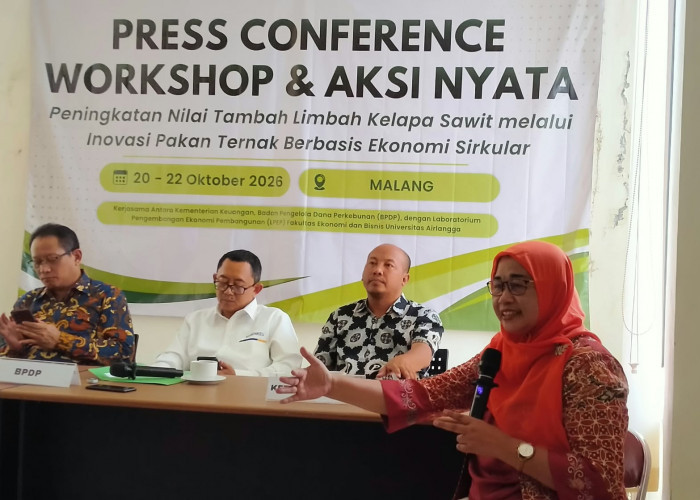 Manfaatkan Limbah Sawit, BPDP dan LPEP FEB Unair Dorong Efisiensi Biaya Peternak Malang Raya