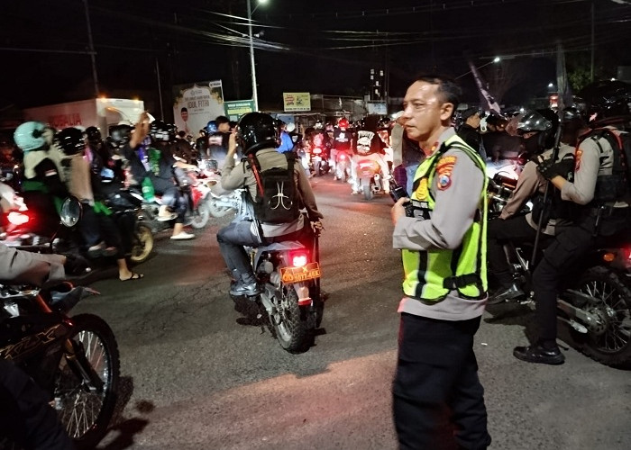 Situasi Tetap Kondusif di Tengah Ribuan Massa Pesilat, Ini Langkah Polres Kediri Kota