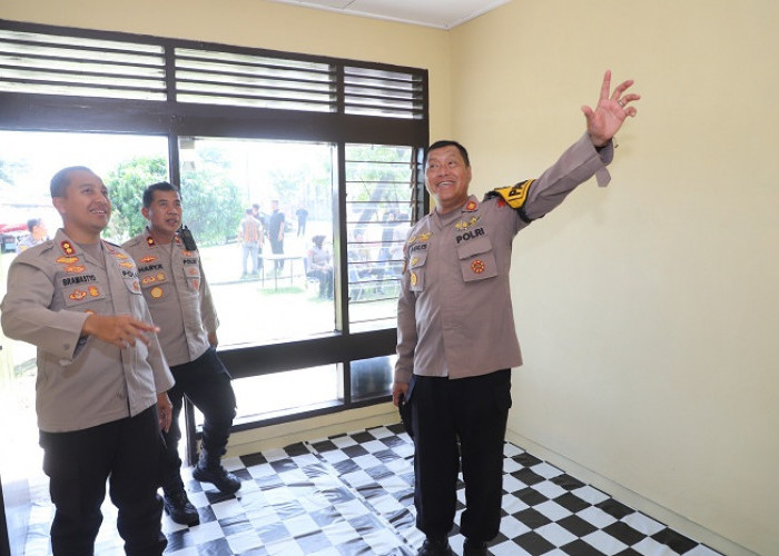 Revitalisasi Rumah Dinas Aspol Wates, Kapolres Kediri Tekankan Perawatan Aset Negara