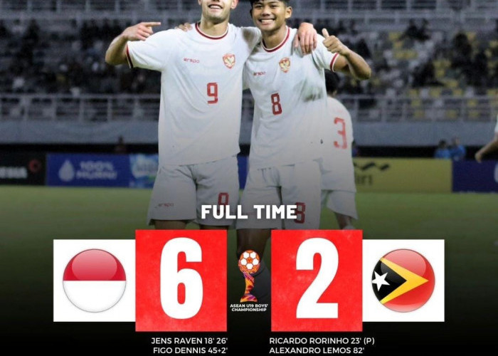 Menang 6-2 atas Timor-Leste, Indonesia Juara Grup A 