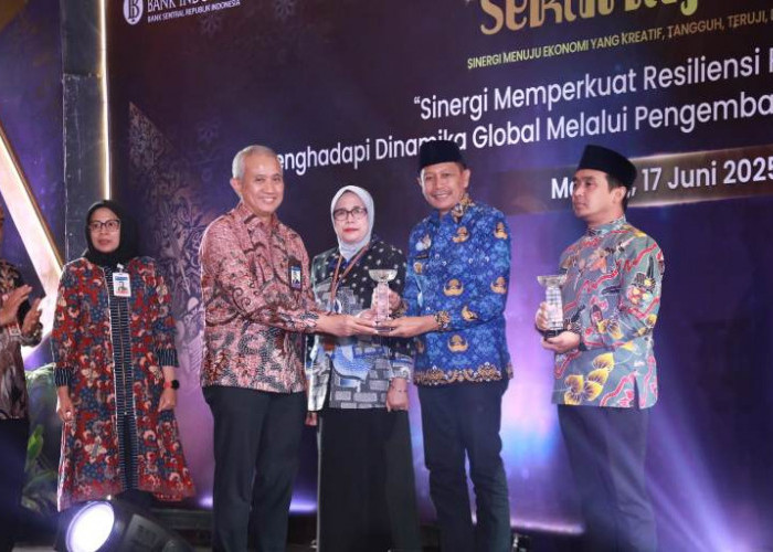 Dinilai Paling Cepat Gunakan KKPD, Wali Kota Wahyu Hidayat Terima Penghargaan TP2DD