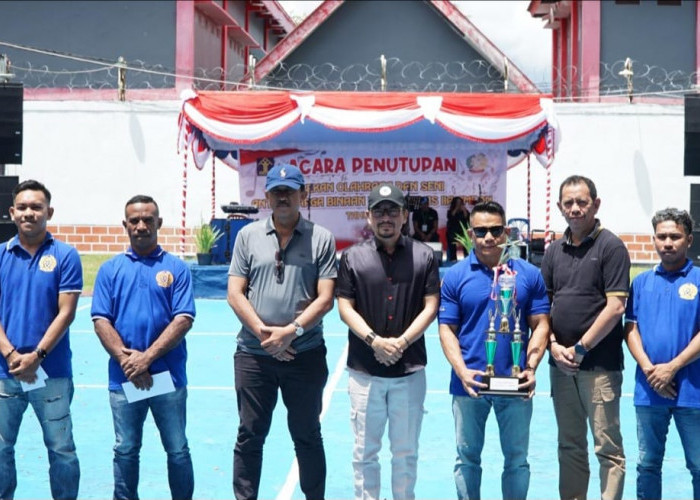 Tutup Porseni Lapas Ambon, Kakanwil : Ini Bentuk Pola Kepribadian Dalam Kebersamaan dan Sportivitas WBP