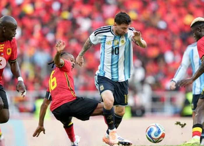 Messi Bersinar, Argentina Kalahkan Angola 2-0 dalam Laga Peringatan Kemerdekaan