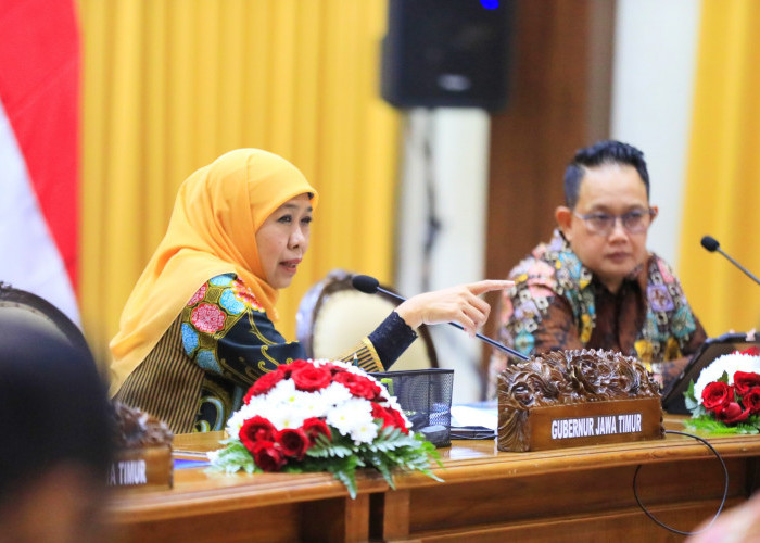 Gubernur Khofifah Ingatkan Perangkat Daerah Percepat Program Sekolah Rakyat, Kopdes Merah Putih dan MBG