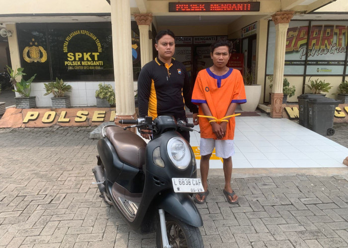 Pembegal Driver Ojol di Menganti Gresik Ditangkap Polisi Saat Cari Pembeli Sepeda Motor Korban