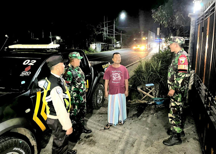 Lumajang Utara Marak Begal, Polsek dan Koramil Ranuyoso Patroli Masif