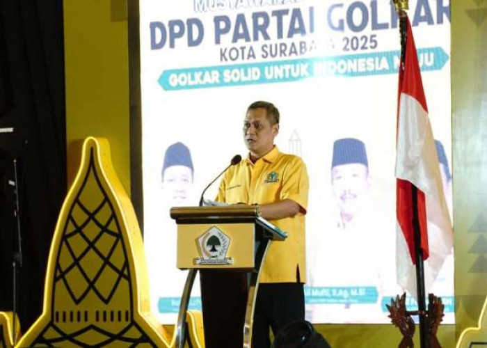 Terpilih Aklamasi di Musda XI, Akmarawita Kadir Nahkodai Golkar Surabaya