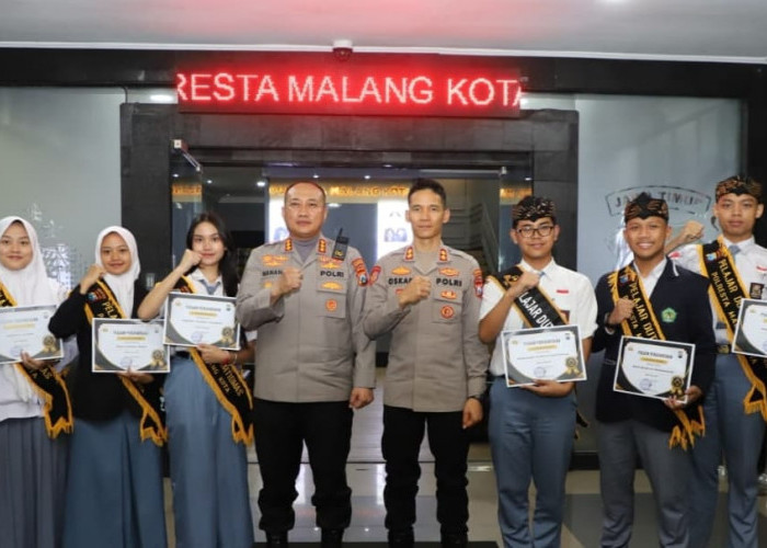 Duta Kamtibmas Polresta Malang Kota Juara II Tingkat Jatim
