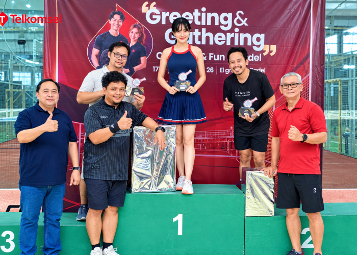 Apresiasi Pelanggan VIP, Telkomsel Gelar Fun Padel