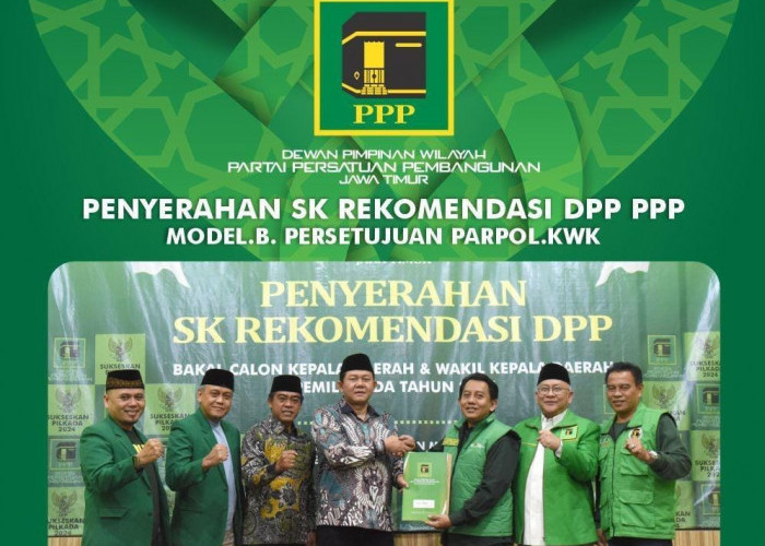 Sah! PPP Dukung Pasangan Bambang-Bayu untuk Pilwali Blitar 2024