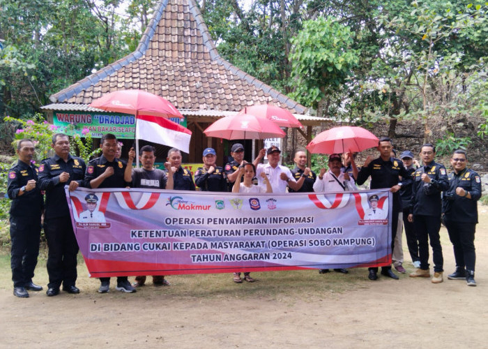 Satpol PP Kabupaten Malang bersama KPPBC TMC Malang Operasi Sobo Kampung di Kawasan Pantai Ngantep