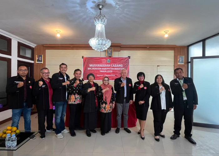 Advokat Noor Biyanto Terpilih Jadi Ketua BPC Peradin Magetan Periode 2026-2028.