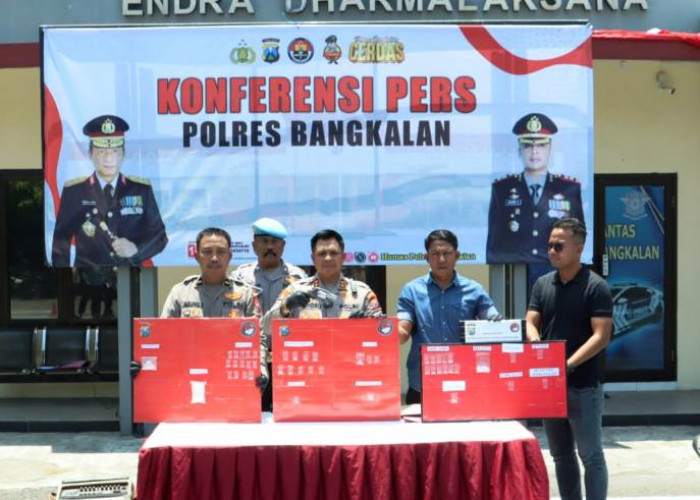 Operasi Tumpas Semeru Polres Bangkalan Ungkap 16 Kasus Narkoba, 18 Tersangka Digaruk