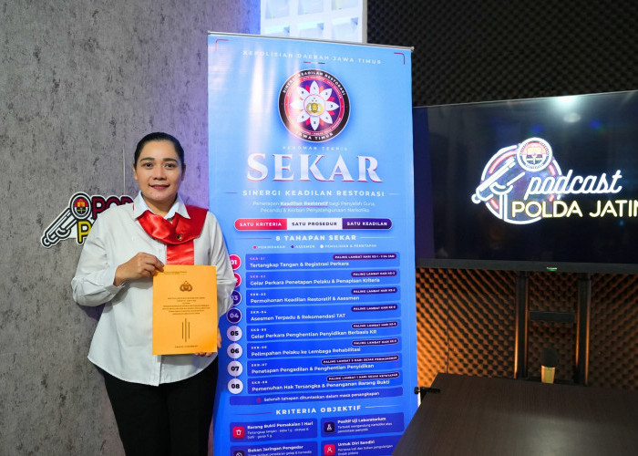 Polda Jawa Timur Luncurkan SEKAR JATIM, Pengguna Narkotika Diarahkan ke Rehabilitasi