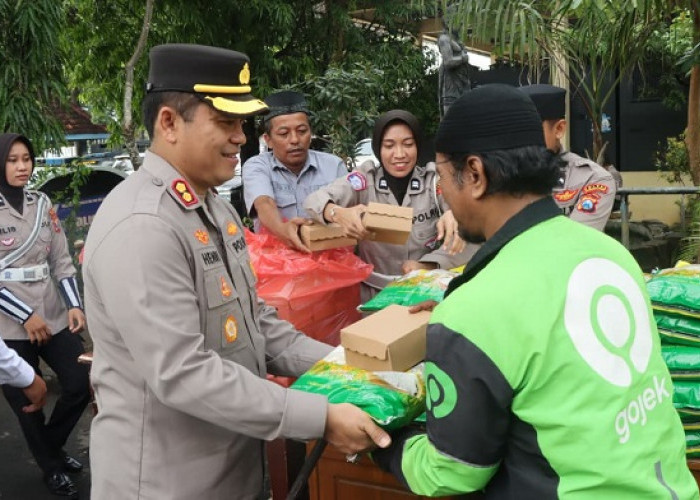 Polres Nganjuk Gelar Apel Ojol Kamtibmas Perkuat Sinergi Bersama Komunitas