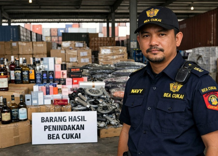 Bea Cukai Tanjung Perak Surabaya Tahan Miras hingga Sparepart Motor yang Diduga Ilegal