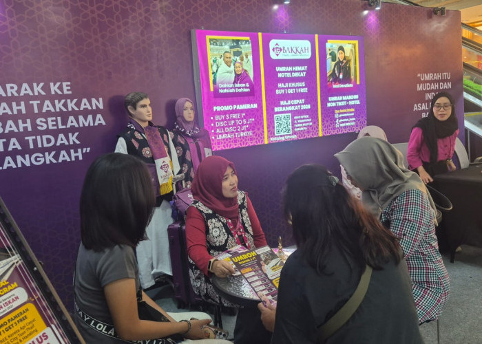 Haji Umrah Expo 2026 SKH Memorandum, Bakkah Travel Tebar Promo Khusus dan Paket Umrah Edukasi Dahlan Iskan
