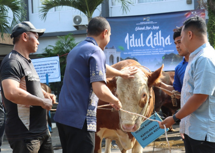 Polresta Malang Kota Distribusikan Ribuan Kilogram Daging Kurban untuk Masyarakat