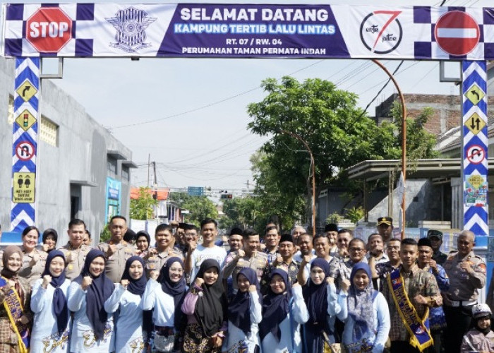 Kampung Tertib Lantas Perum TPI Beji Pasuruan Menarik Perhatian Mabes Polri