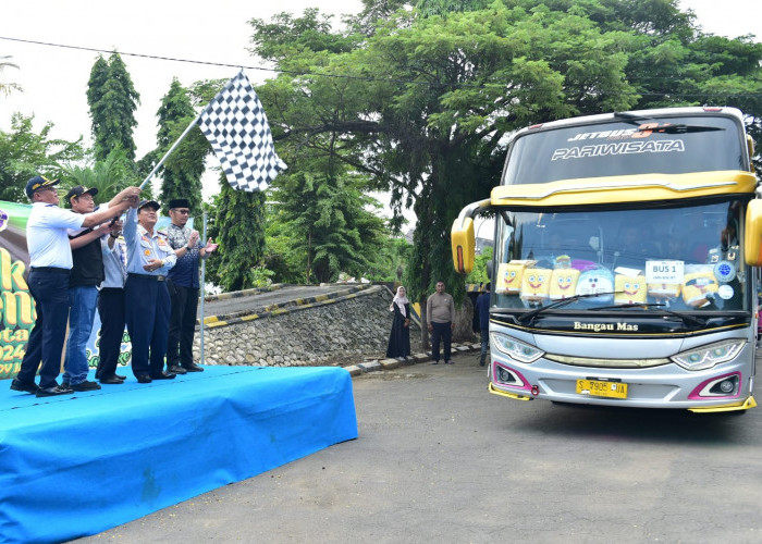 Balik Mudik Gratis, 3 Unit Bus Diberangkatkan Bupati Lamongan