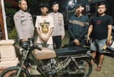 Karyawan Warkop Kedungpring Curi Honda CB, Polres Lamongan Ciduk Pelaku