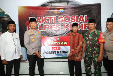 Polres Kediri Bangun Sumur Bor di Masjid Al-Bashor, Akses Air Bersih Warga Kian Mudah