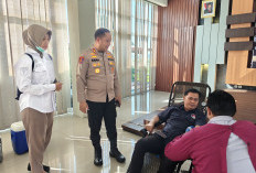 Sambut HUT Ke-80 Bhayangkara, Polres Gresik Bersama Kodim 0817 Gelar Sosial Donor Darah