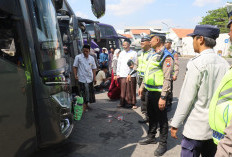 Sasar Bus Peziarah Ampel, Satlantas Polres Pelabuhan Tanjung Perak Uji Laik Jalan hingga Tes Narkoba Sopir