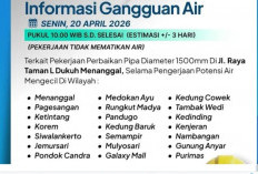 Distribusi Air di 21 Kawasan Surabaya Berpotensi Terganggu Mulai 20 April