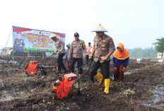 Tanam Jagung Serentak Kuartal III, Kapolres Mojokerto Tegaskan Komitmen Kawal Swasembada Pangan
