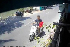 Jelang Salat Jumat, Maling Gondol Scoopy di Warkop Asemrowo Surabaya