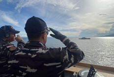 KRI Prabu Siliwangi 321 Tiba di Selat Sunda Usai Pelayaran Lintas Samudera