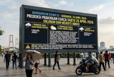 Prakiraan Cuaca Jatim Sabtu 25 April 2026, Hujan dan Cerah Berawan