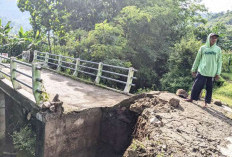 Tiga Jembatan Desa Putus, Ratusan Warga Grogol Sawoo Terisolasi